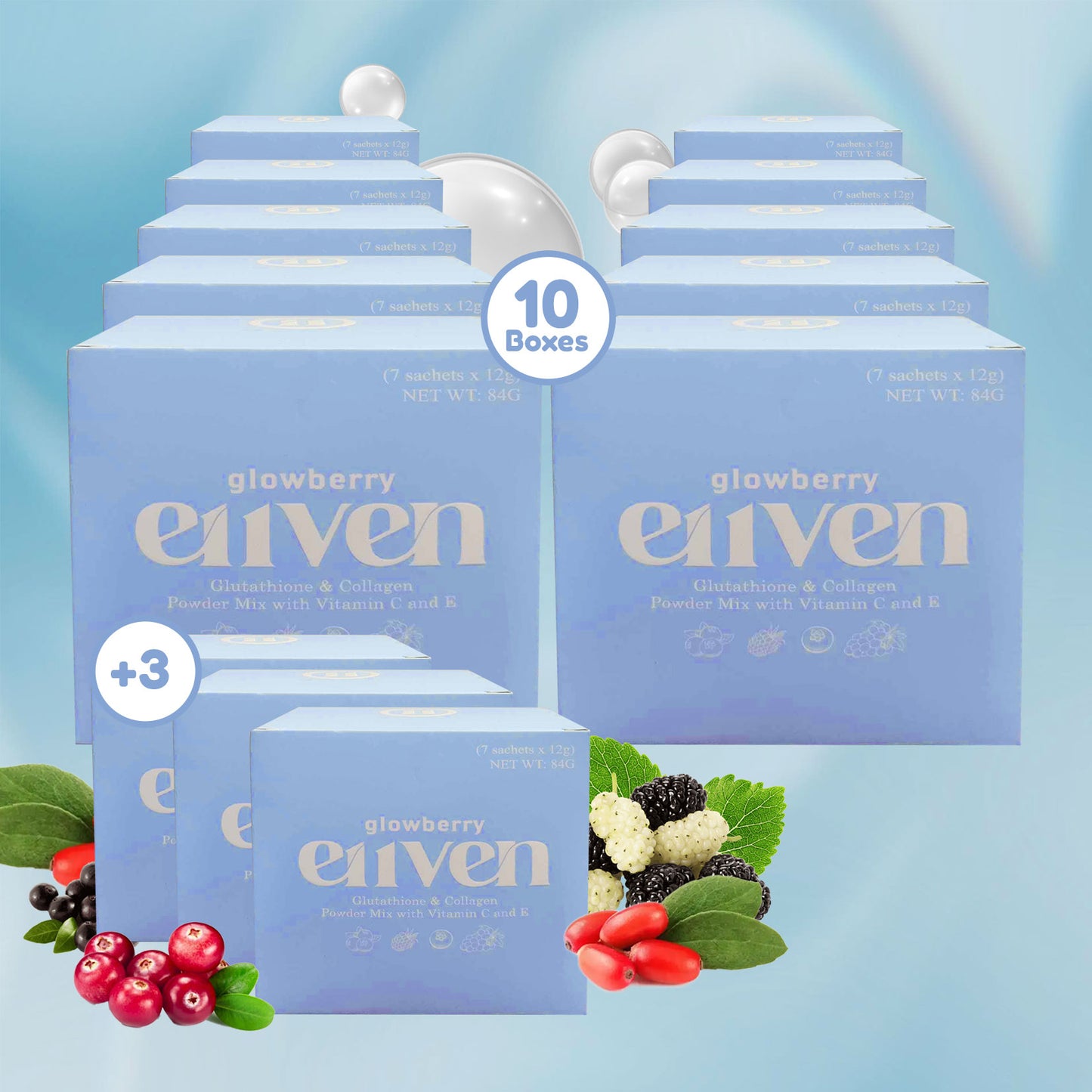 3 Boxes E11VEN Glowberry