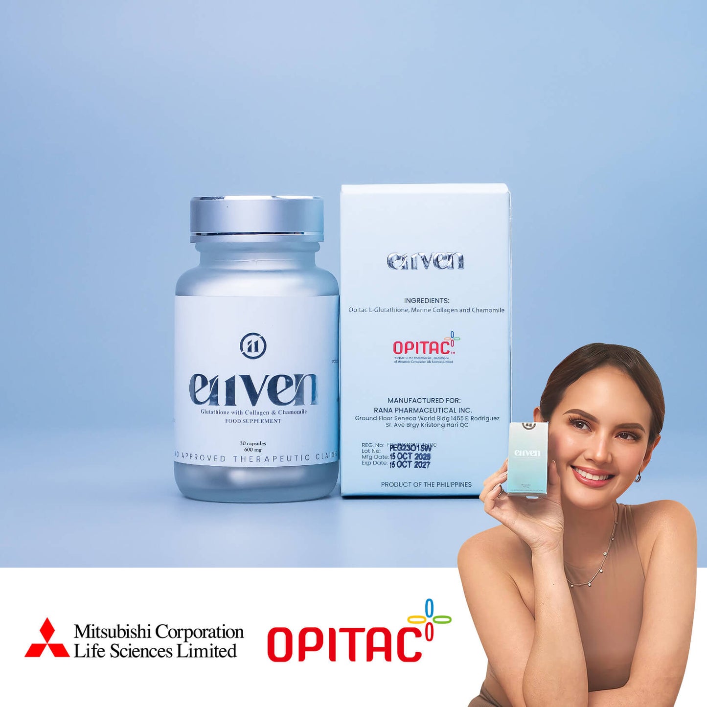 E11VEN 500mg Opitac® Glutathione
