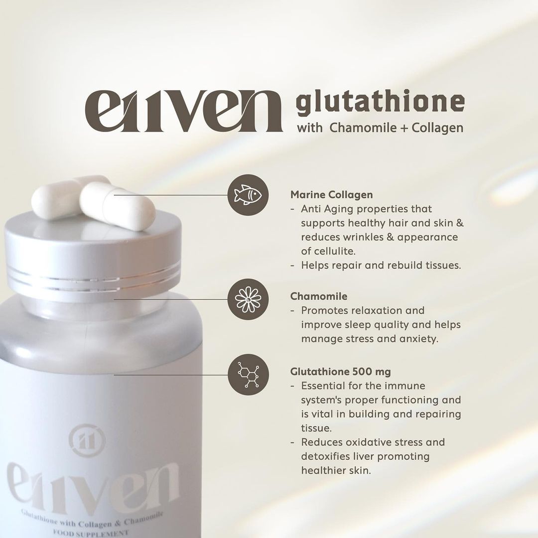 [VIP PROMO] E11VEN Opitac Glutathione  - 500mg Opitac™ Glutathione + FREE GLOWBERRY
