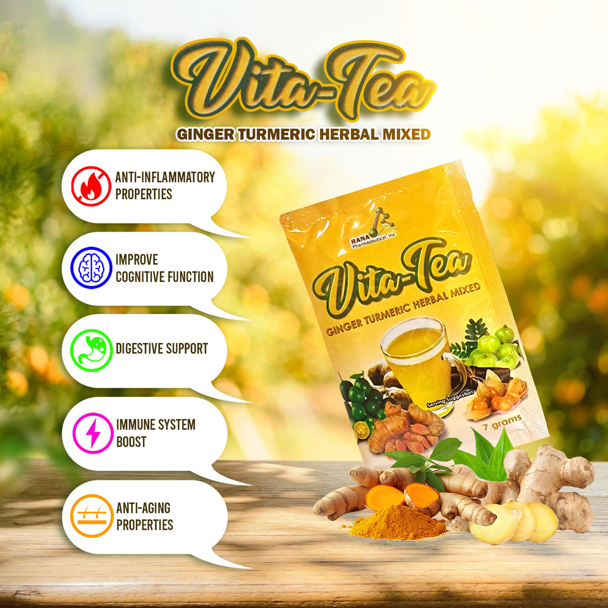 Vita-Tea (7 Sachets) by Rana Pharmaceutical