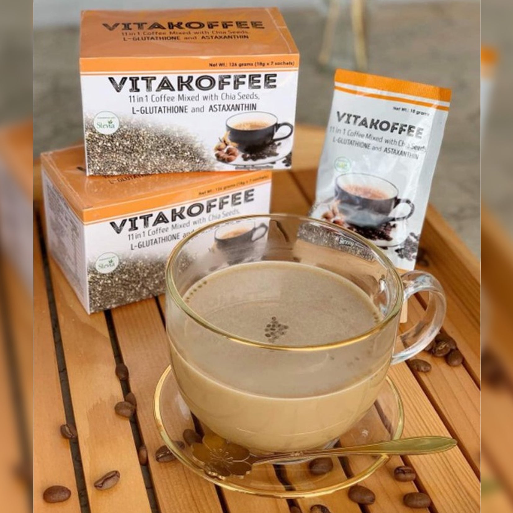 Rana Pharmaceutical - Vitakoffee 11in1 Coffee 7 Sachets Rana Pharmaceutical Inc. Rana Pharmaceutical - Vitakoffee 11in1 Coffee 7 Sachets Rana Pharmaceutical Inc.