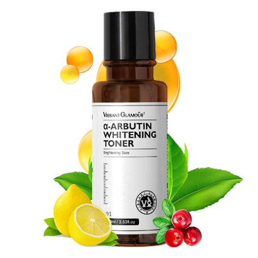 VIBRANT GLAMOUR α-Arbutin Whitening Toner Niacinamide Reduce Dark Spots Freckles Pigmentation Facial Moisturizer 100ml