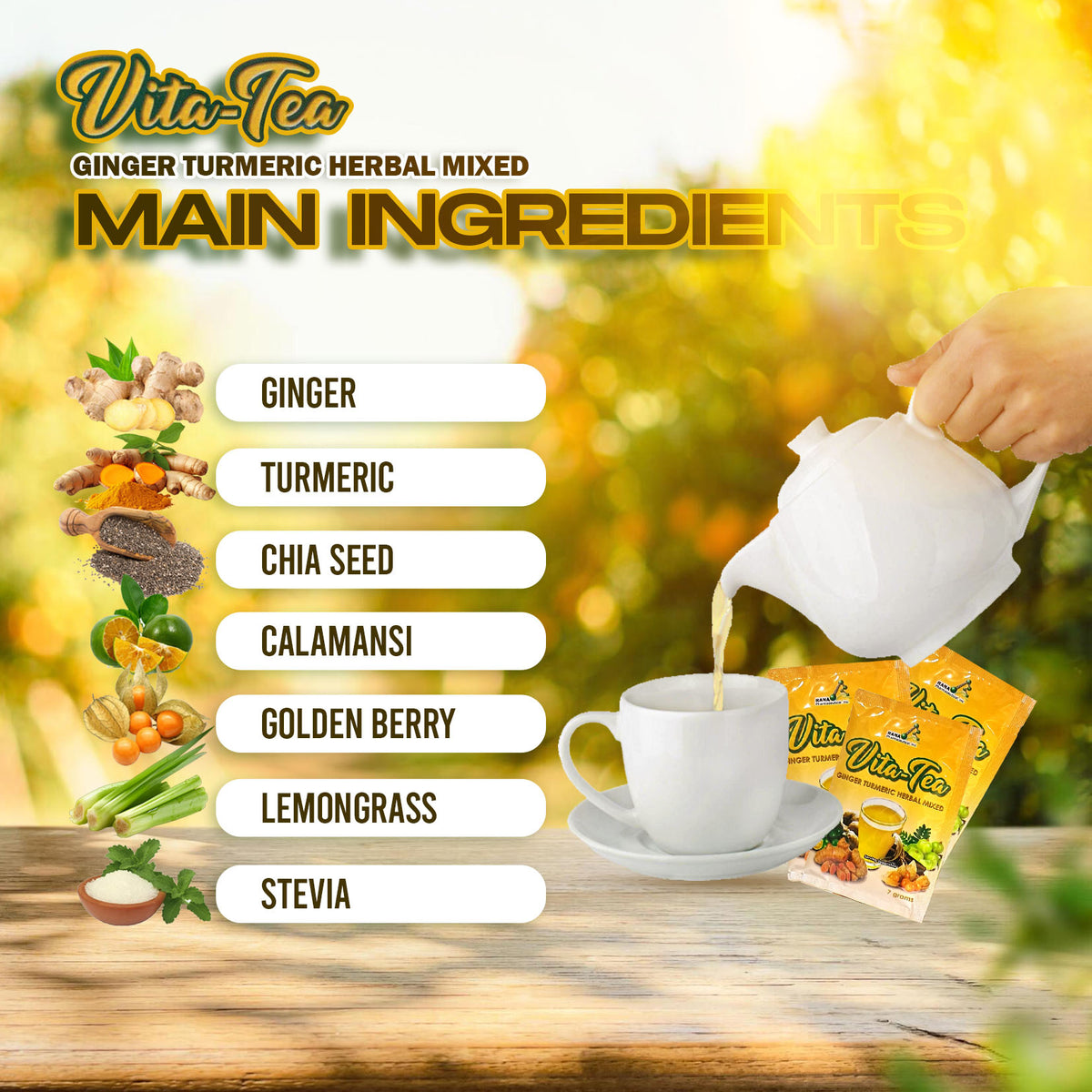 Vita-Tea (7 Sachets) by Rana Pharmaceutical