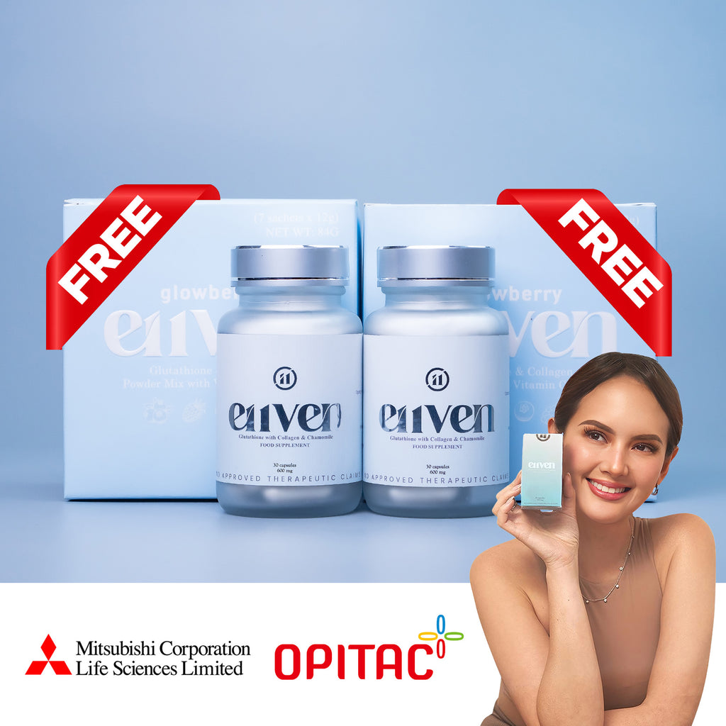 [VIP PROMO] E11VEN Opitac Glutathione  - 500mg Opitac™ Glutathione + FREE GLOWBERRY