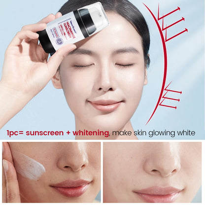 VIBRANT GLAMOUR Niacinamide Whitening Sunscreen Cream SPF50+ PA++++ UVA/UVB Sunblock for Face Body Skin Protect