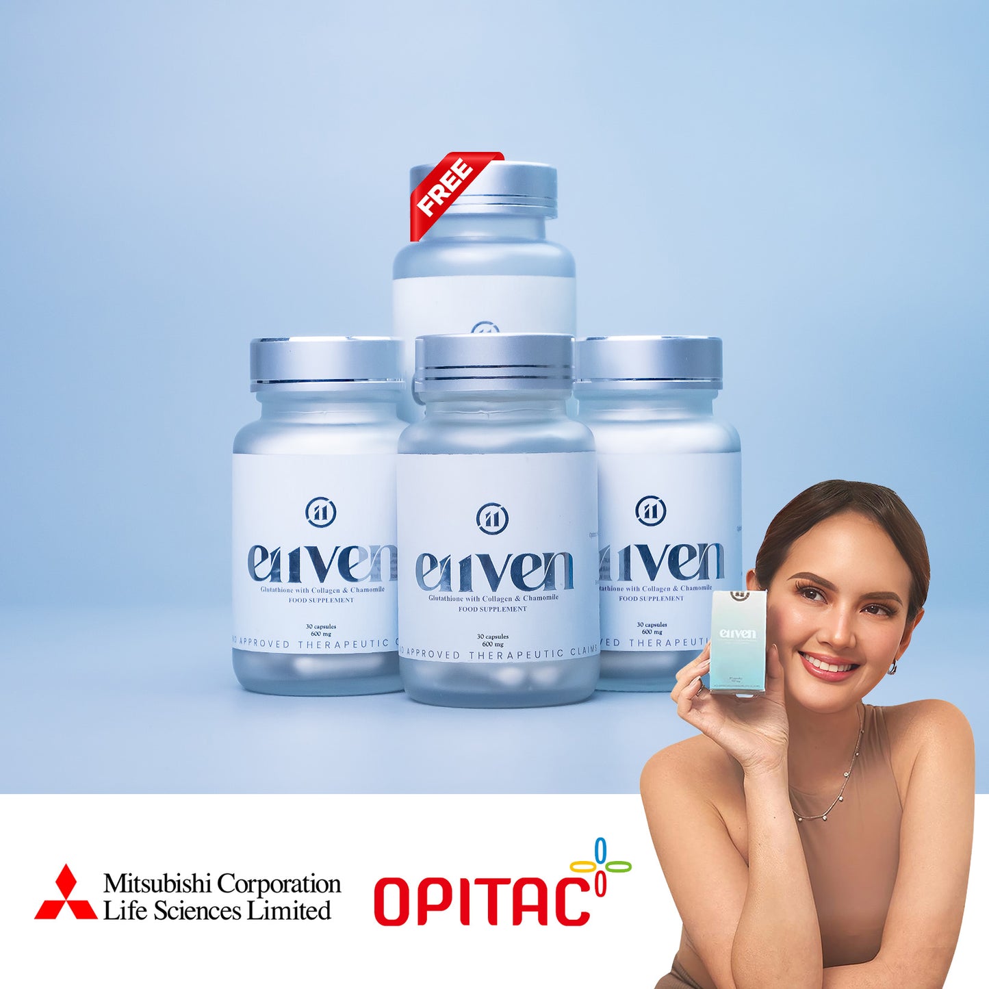 E11VEN 500mg Opitac® Glutathione