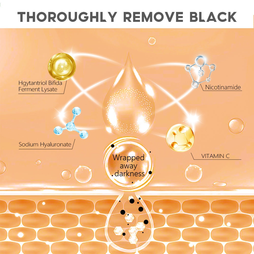 VIBRANT GLAMOUR FDA Vitamin C Whitening Face Cream + Face Serum Sets Fading Dark Spot Freckles Brightening VC Essence