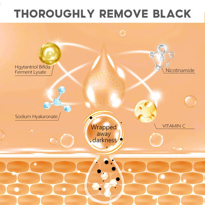 VIBRANT GLAMOUR FDA Vitamin C Whitening Face Cream + Face Serum Sets Fading Dark Spot Freckles Brightening VC Essence