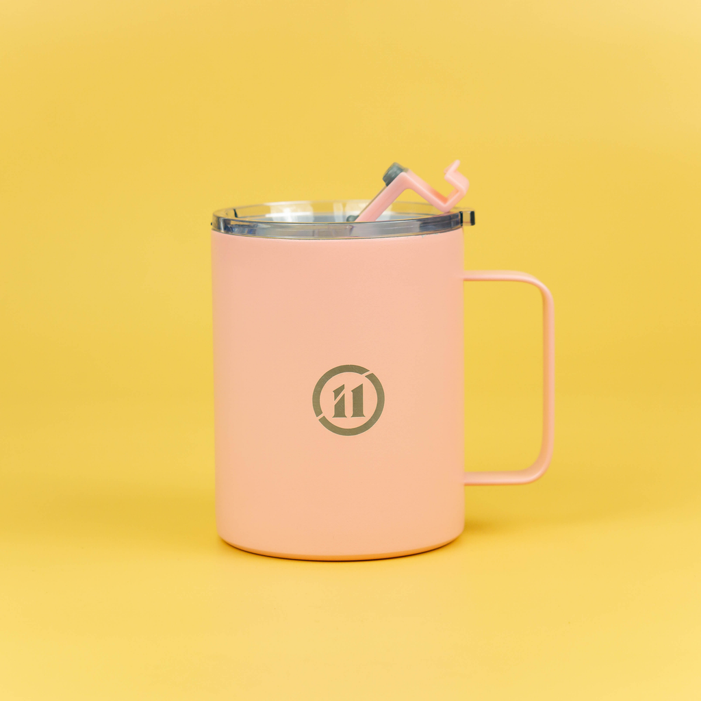 [Limited Edition] E11VEN® Thermal Ceramic Lined Mug 12oz - Double Wall Stainless Steel Thermal Mug