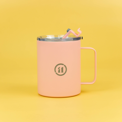 [Limited Edition] E11VEN® Thermal Ceramic Lined Mug 12oz - Double Wall Stainless Steel Thermal Mug