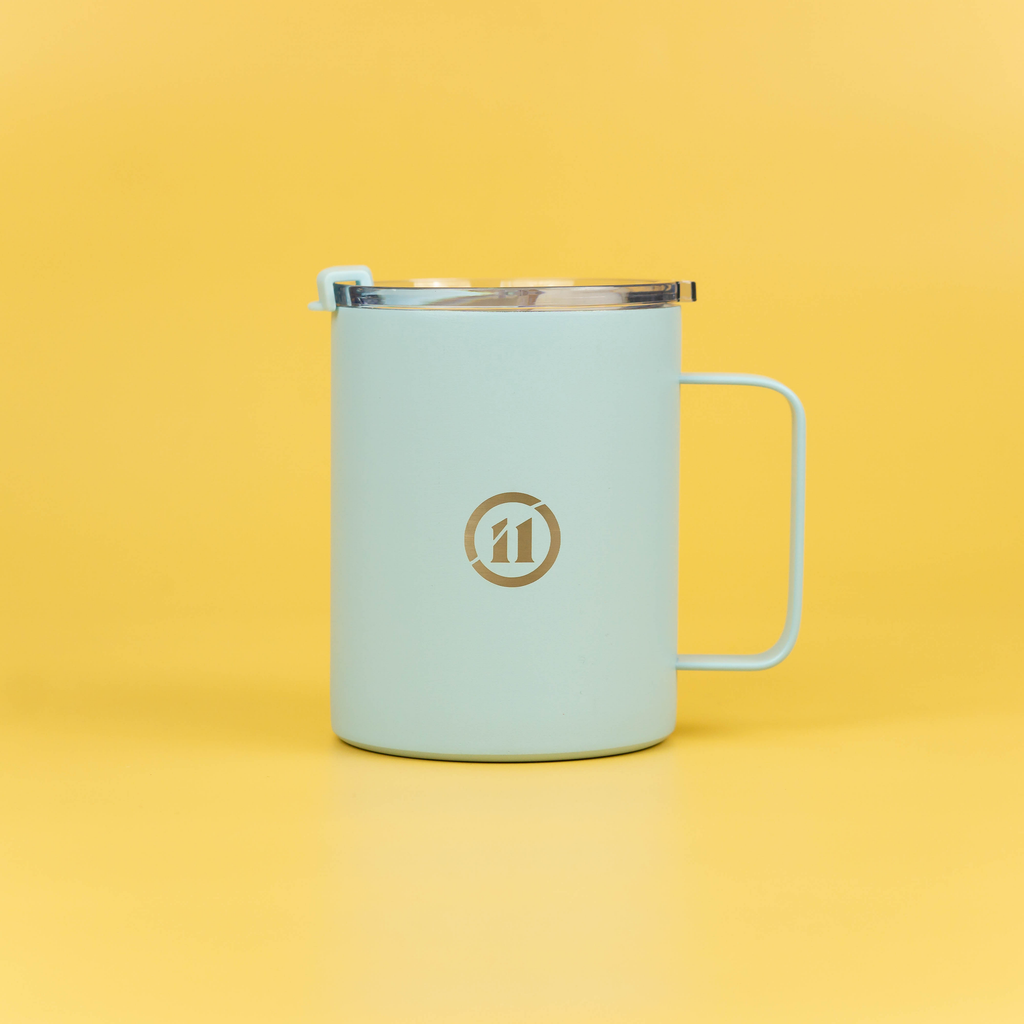 [Limited Edition] E11VEN® Thermal Ceramic Lined Mug 12oz - Double Wall Stainless Steel Thermal Mug