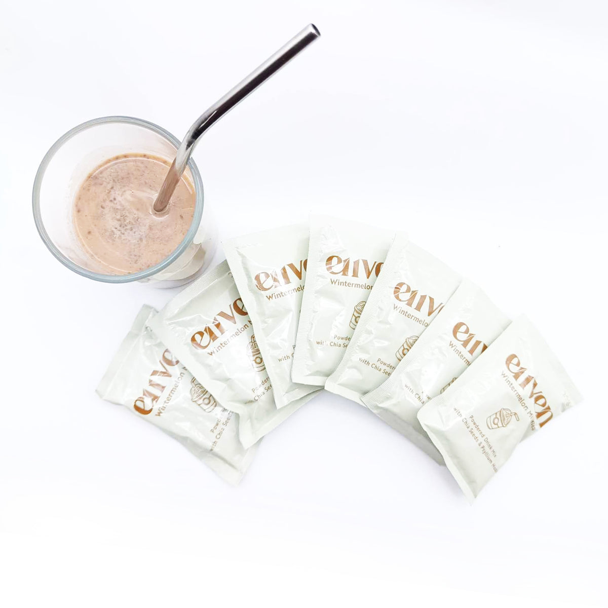 1 Box E11VEN - Wintermelon Milktea Powered Drink Mix