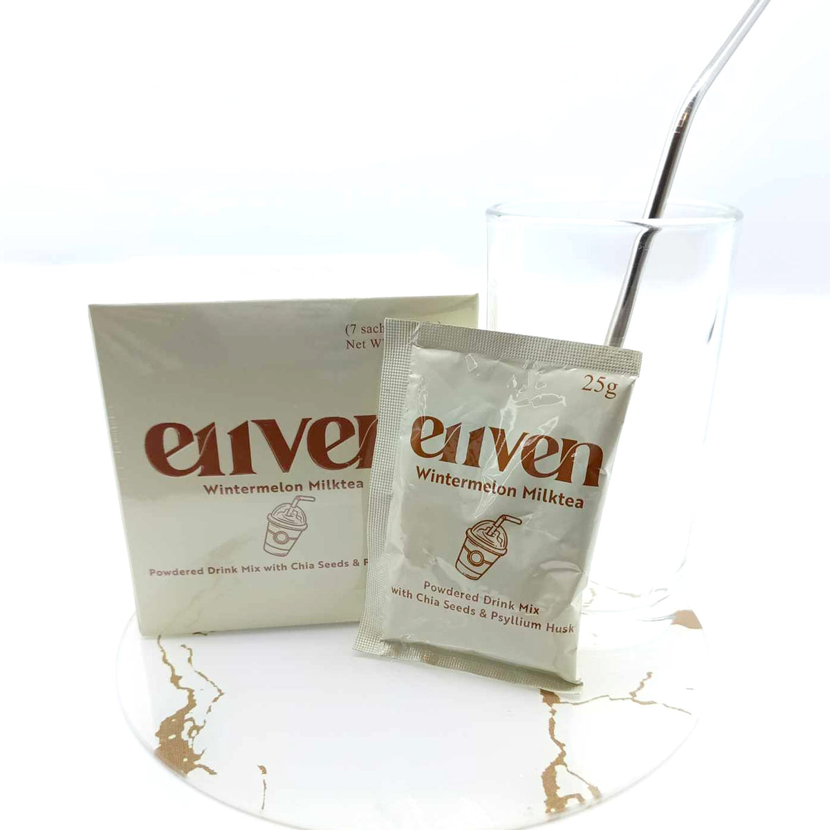 1 Box E11VEN - Wintermelon Milktea Powered Drink Mix