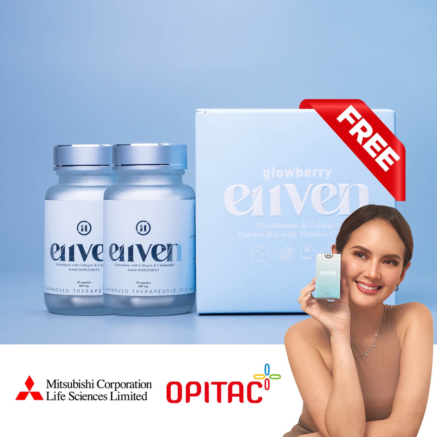 E11VEN 500mg Opitac® Glutathione
