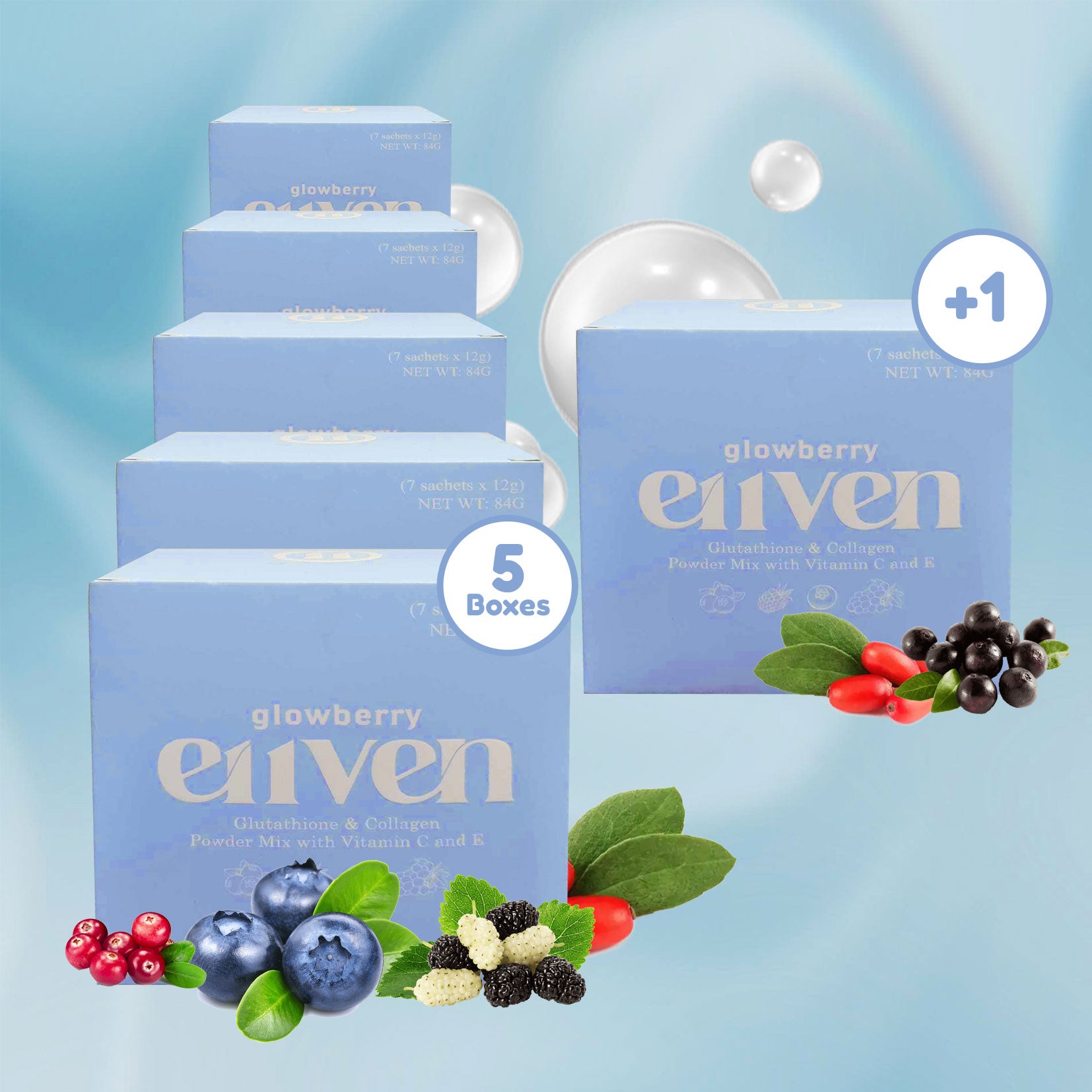 3 Boxes E11VEN Glowberry